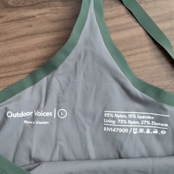 Outdoor Voices - The Exercise Dress with Shorts 299874 | Size Large | Evergreen - Picture 6 of 15